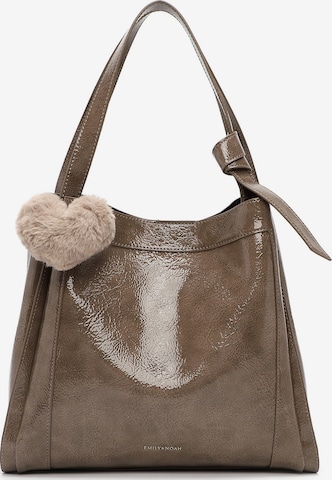 Cabas 'Leana ' Emily & Noah en beige : devant
