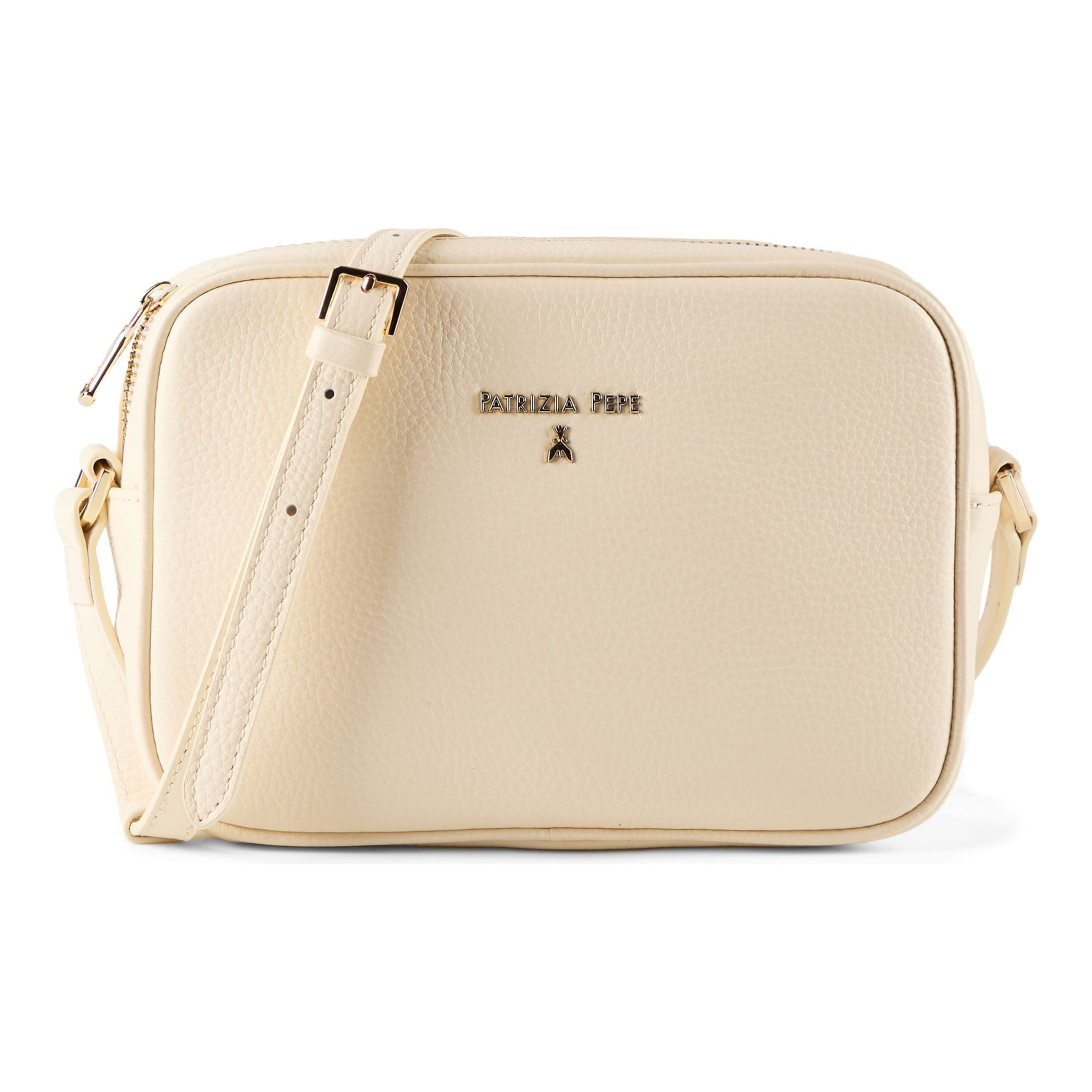 PATRIZIA PEPE Crossbody Bag in Beige: front