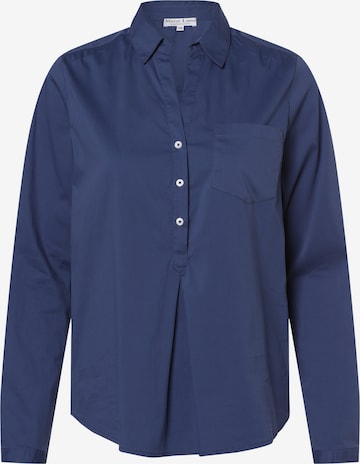 Marie Lund Blouse in Blauw: voorkant