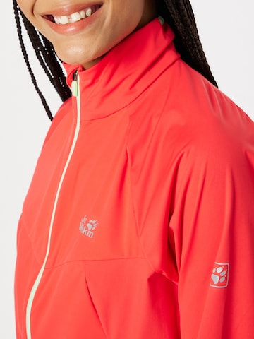 Veste de sport 'Tourer' JACK WOLFSKIN en rouge