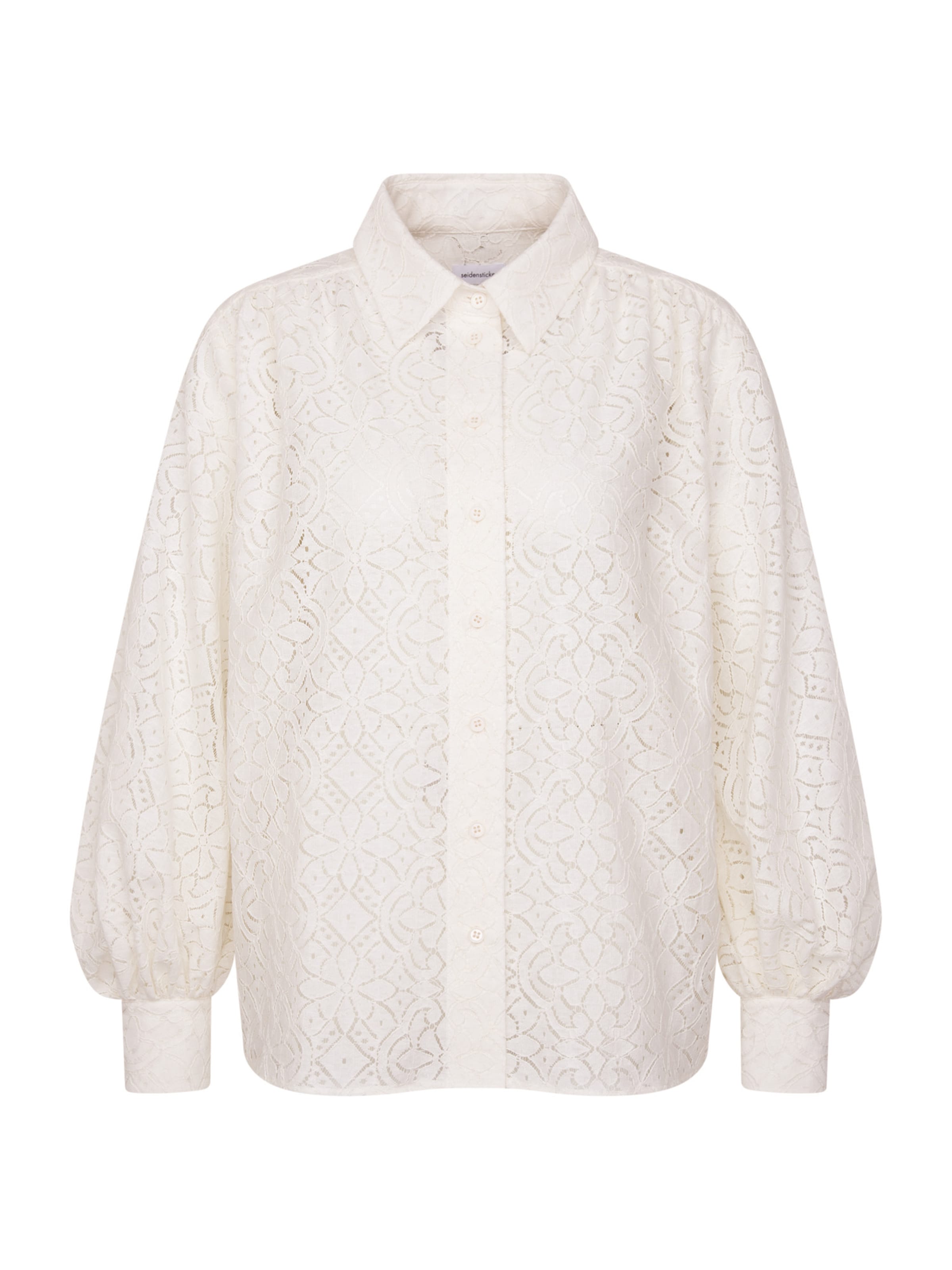 SEIDENSTICKER Blouse in Wit: voorkant