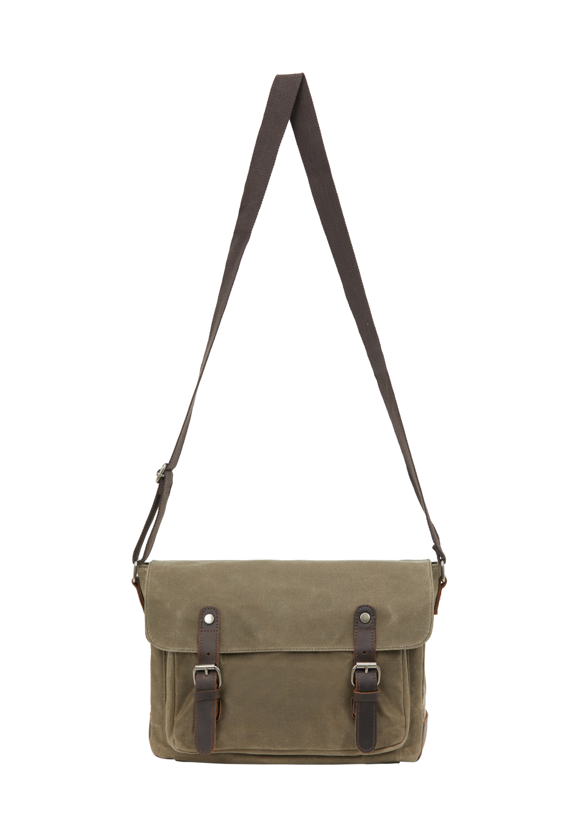 DreiMaster Vintage - Messenger en verde: frente