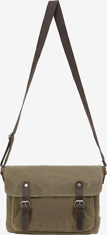 DreiMaster Vintage Torba preko telesa | zelena barva: sprednja stran