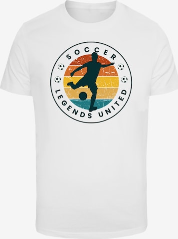 F4NT4STIC Shirt 'Soccer Legends United' in White: front