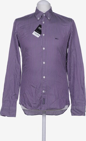 McGREGOR Button Up Shirt in S in Purple: front