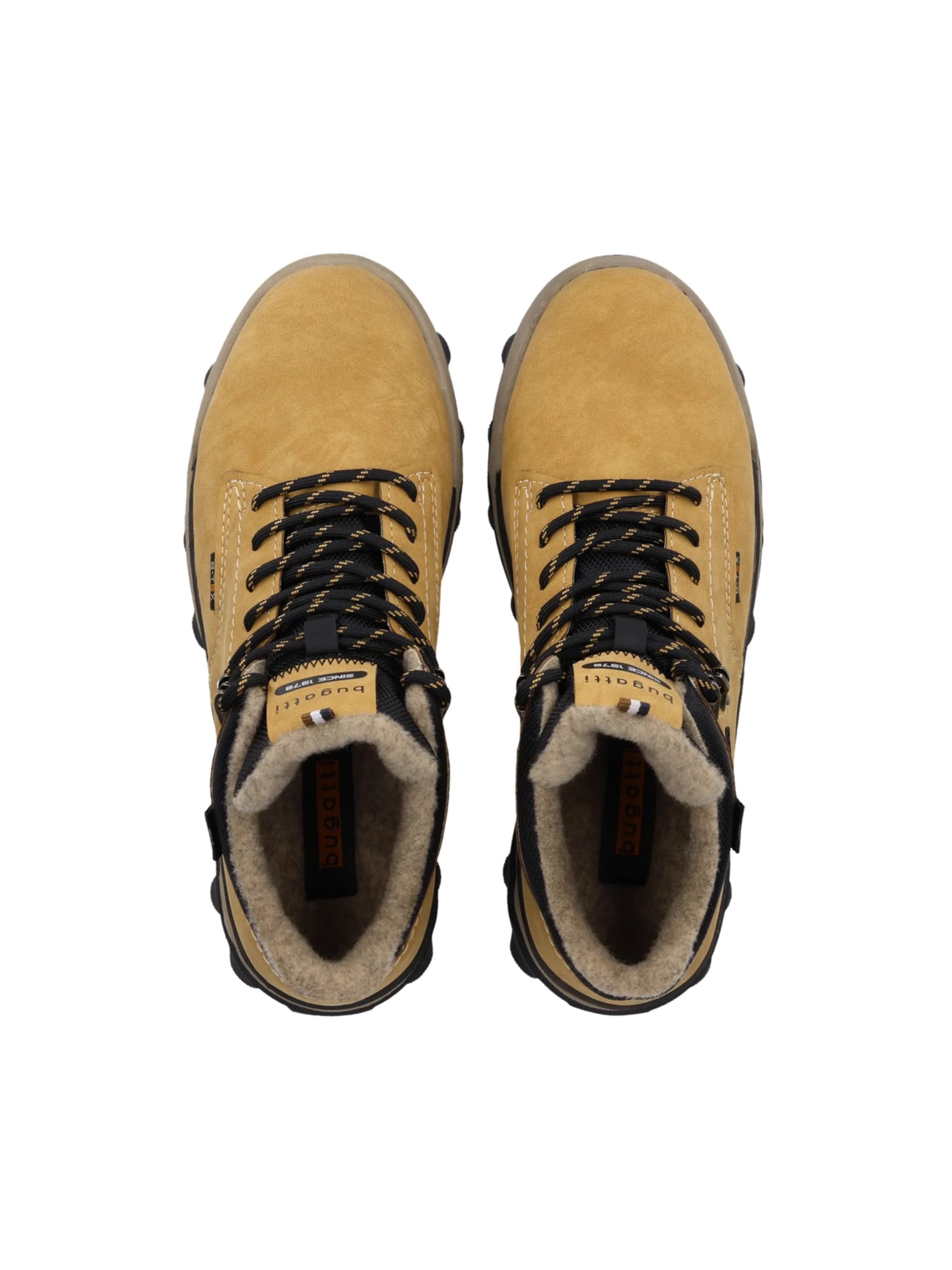 bugatti Lace-up boots in Yellow