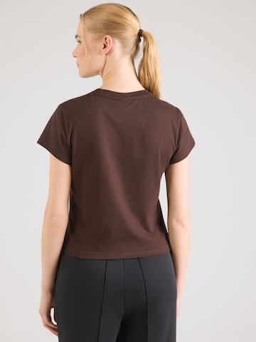 ADIDAS ORIGINALS Тениска 'Essentials' в кафяво: отзад