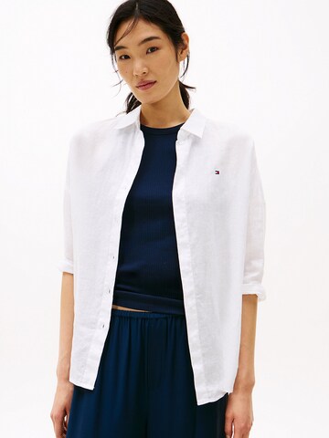 TOMMY HILFIGER Blouse 'ESS' in White: front