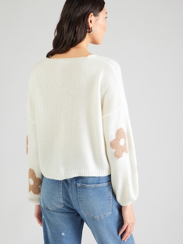 Hailys - Casaco de malha 'Am44elie' em branco