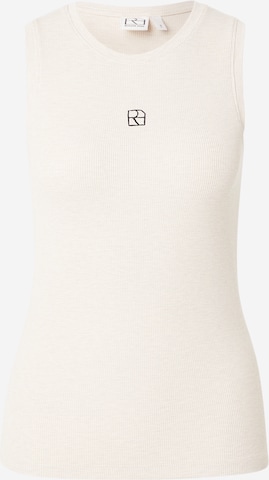 Haut ROUGE EDIT en beige : devant