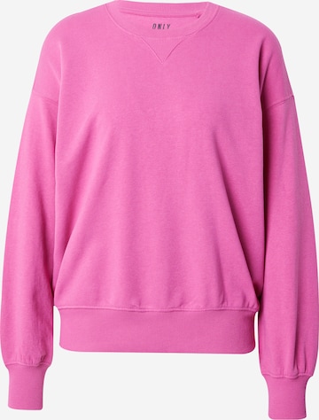 ONLY Sweatshirt 'BELLA' in Roze: voorkant