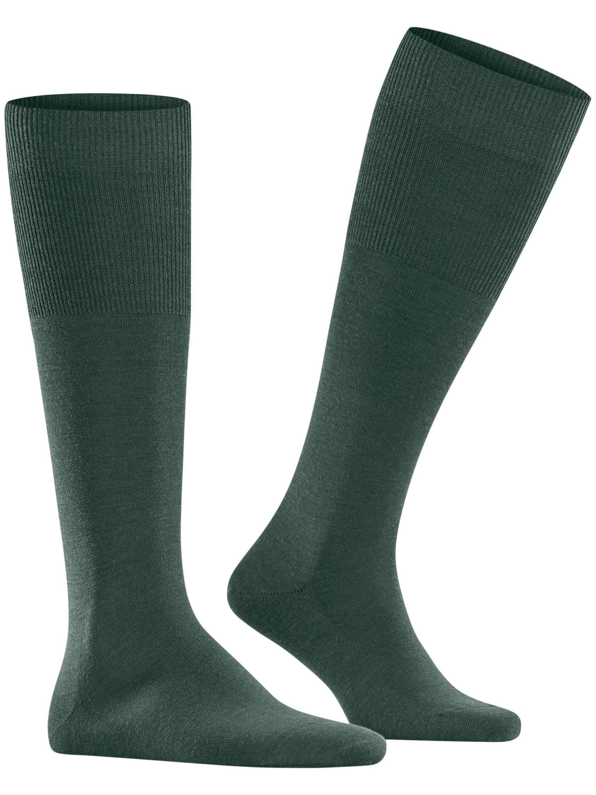 FALKE Knee High Socks 'Airport' in Green