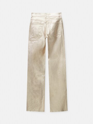 Regular Pantalon Pull&Bear en jaune