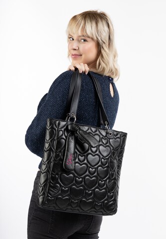 MYMO Ročna torbica | črna barva