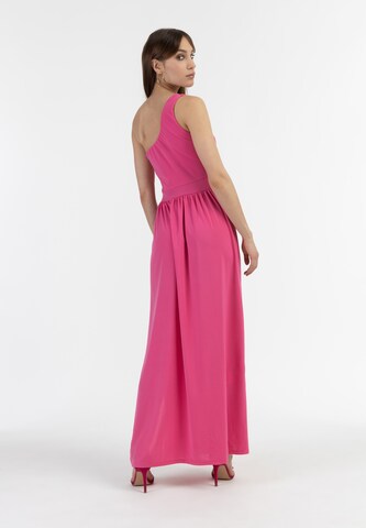 Robe de soirée faina en rose