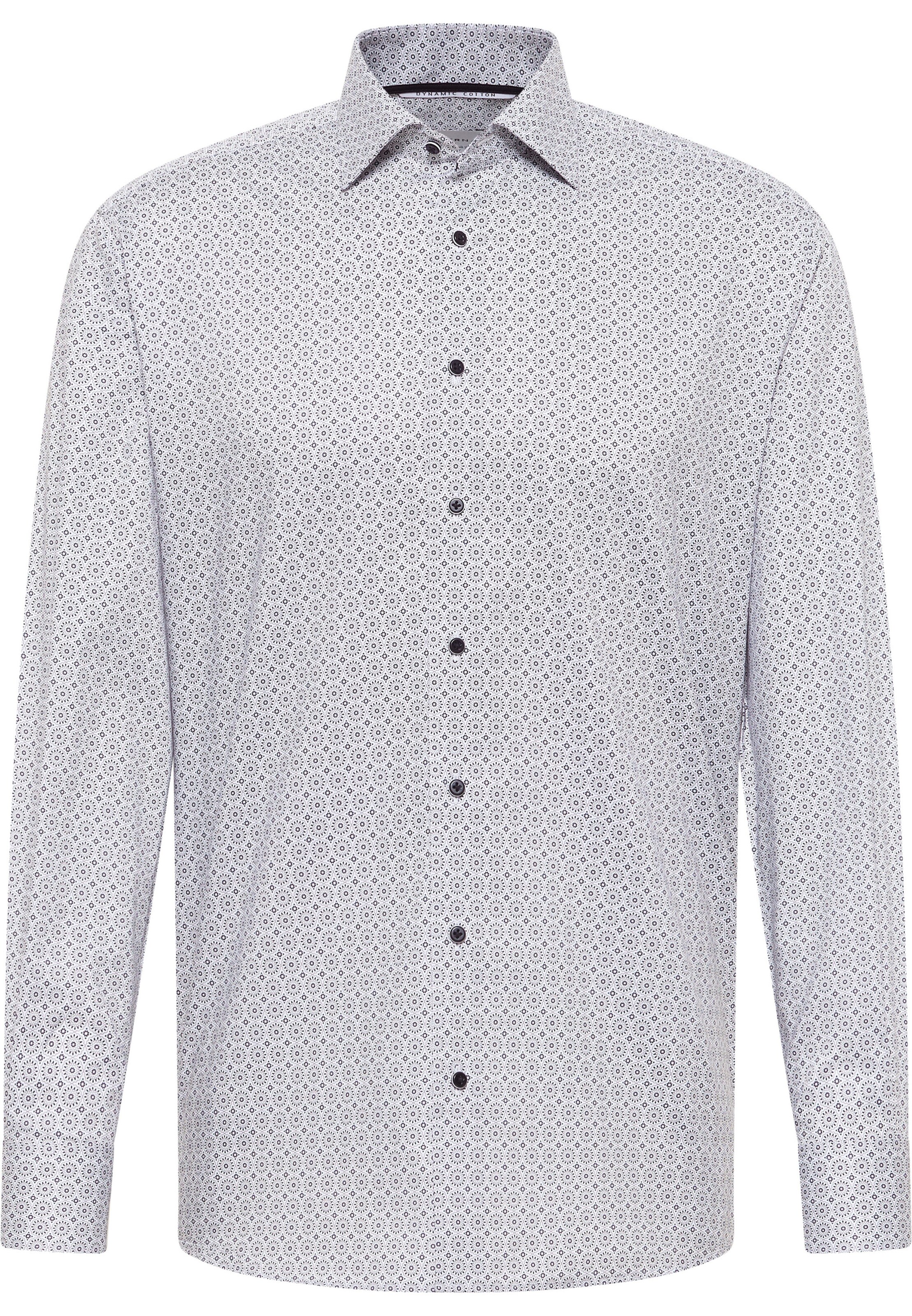 ETERNA Regular Fit Businesshemd in Grau: Vorderseite