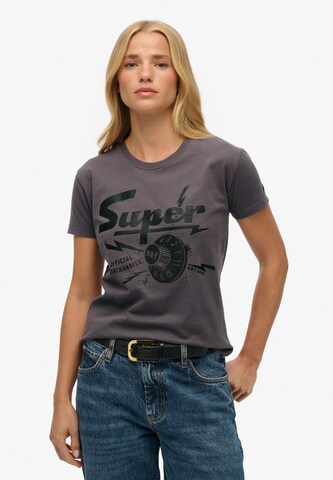 T-shirt Superdry en gris : devant