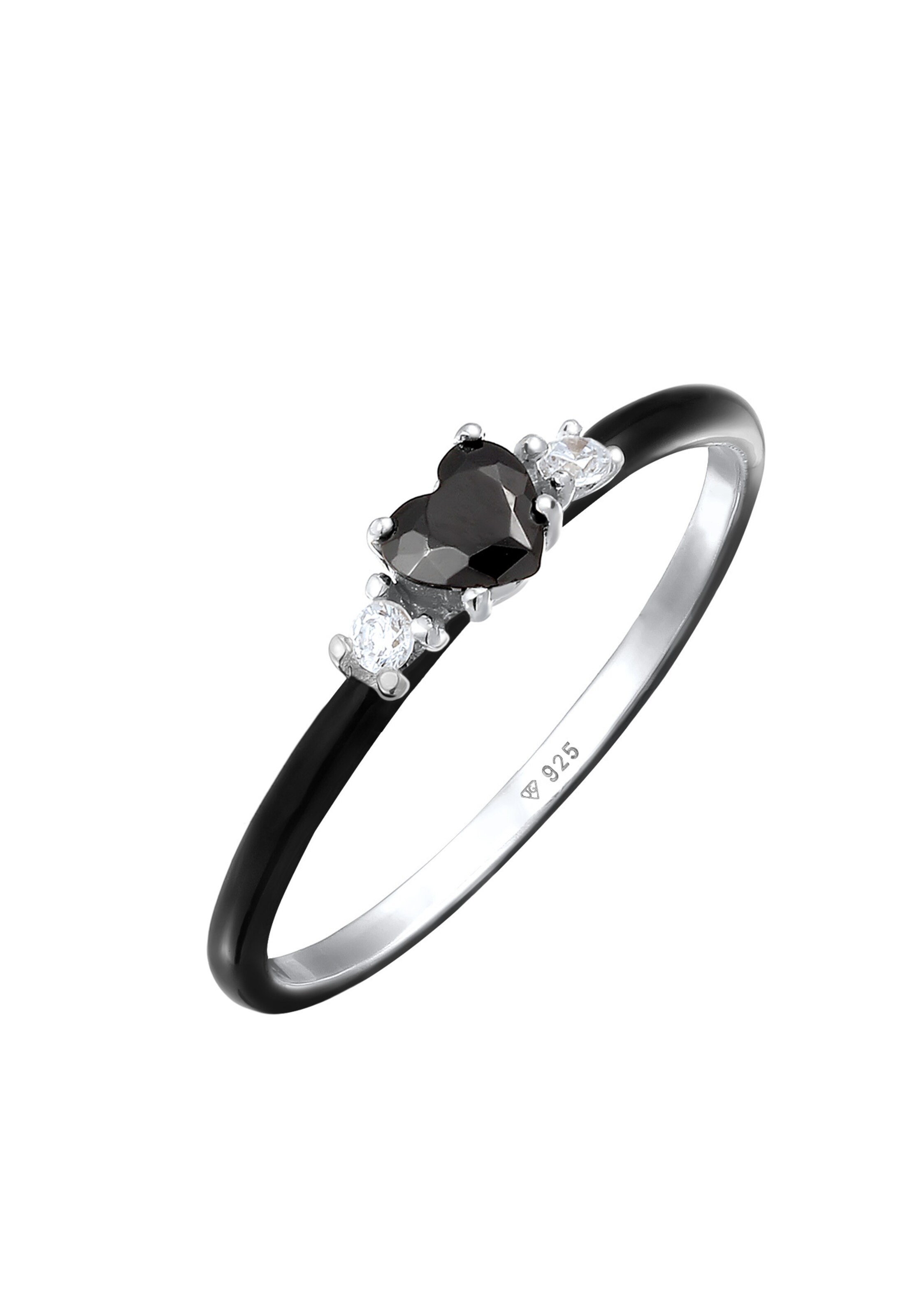 ELLI Ring in Black: front