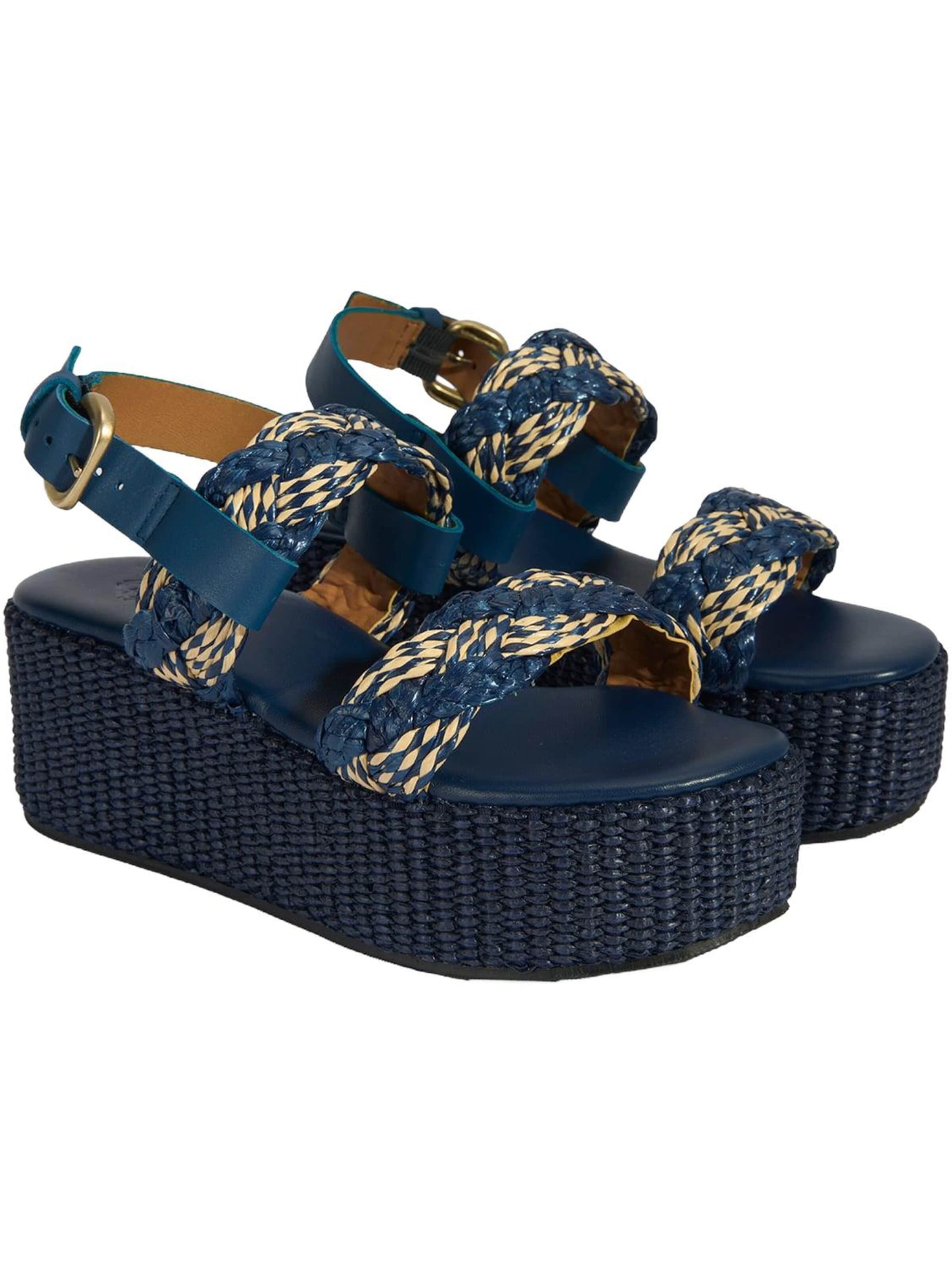 Desa - Sandalias 'Keilsandalen' en azul