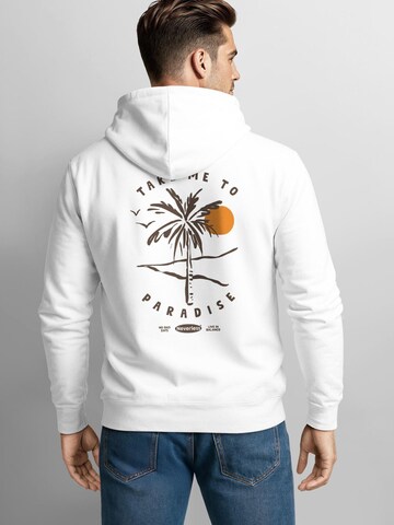 Neverless Sweatshirt 'Take me to Paradise' in White