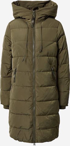 QS Between-seasons coat in Green: front