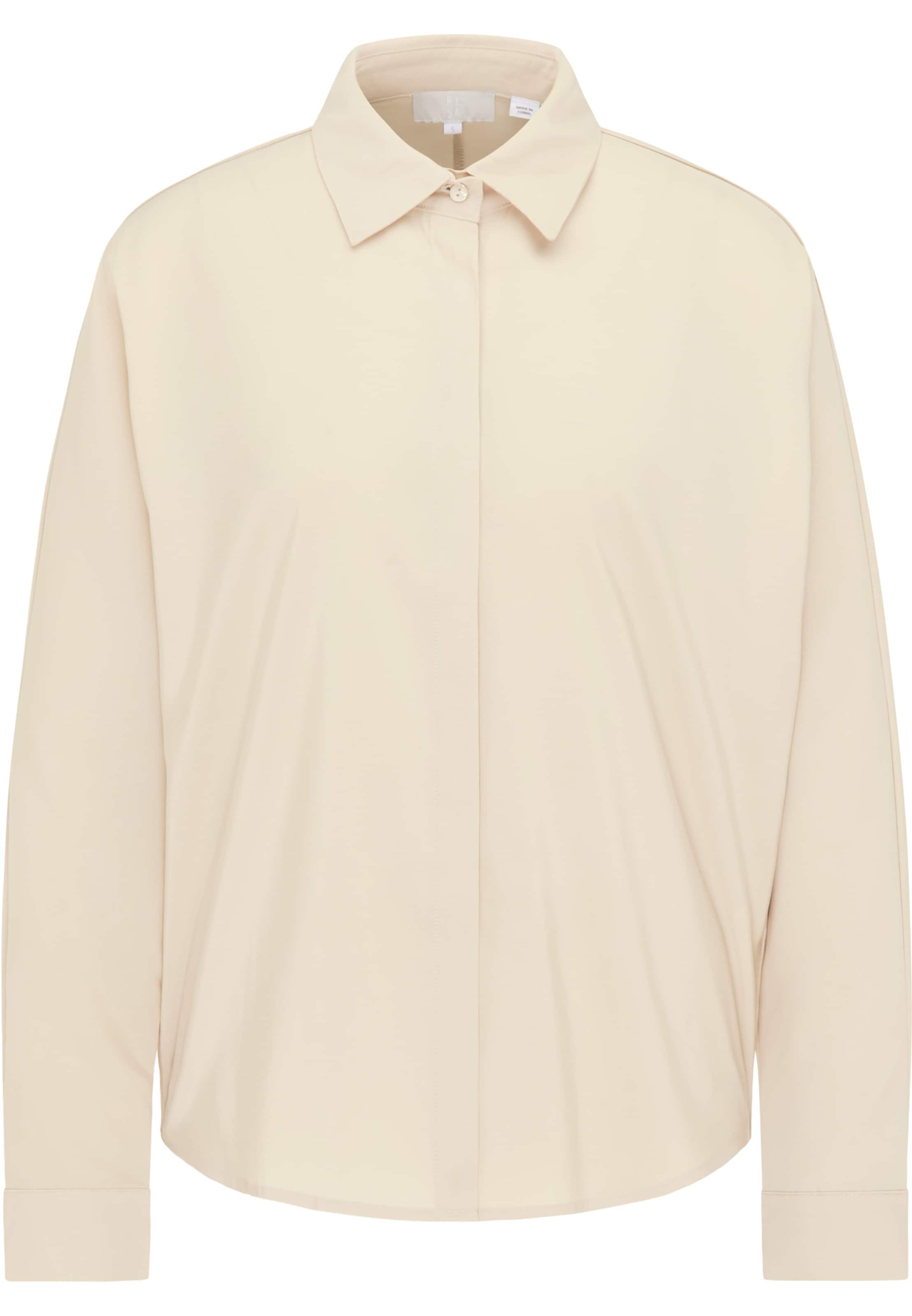 Donna Taglie comode RISA Camicia da donna in Beige Donna Taglie comode RISA Camicia da donna in Beige