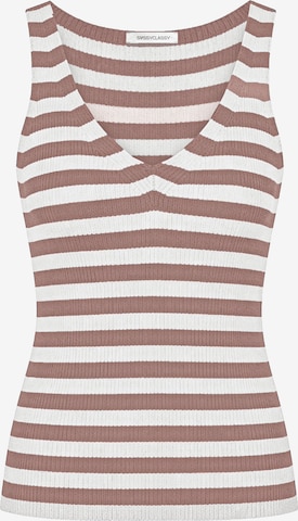 SASSYCLASSY Sticktop in Grau: Vorderseite