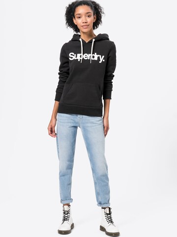 Superdry Суичър в черно