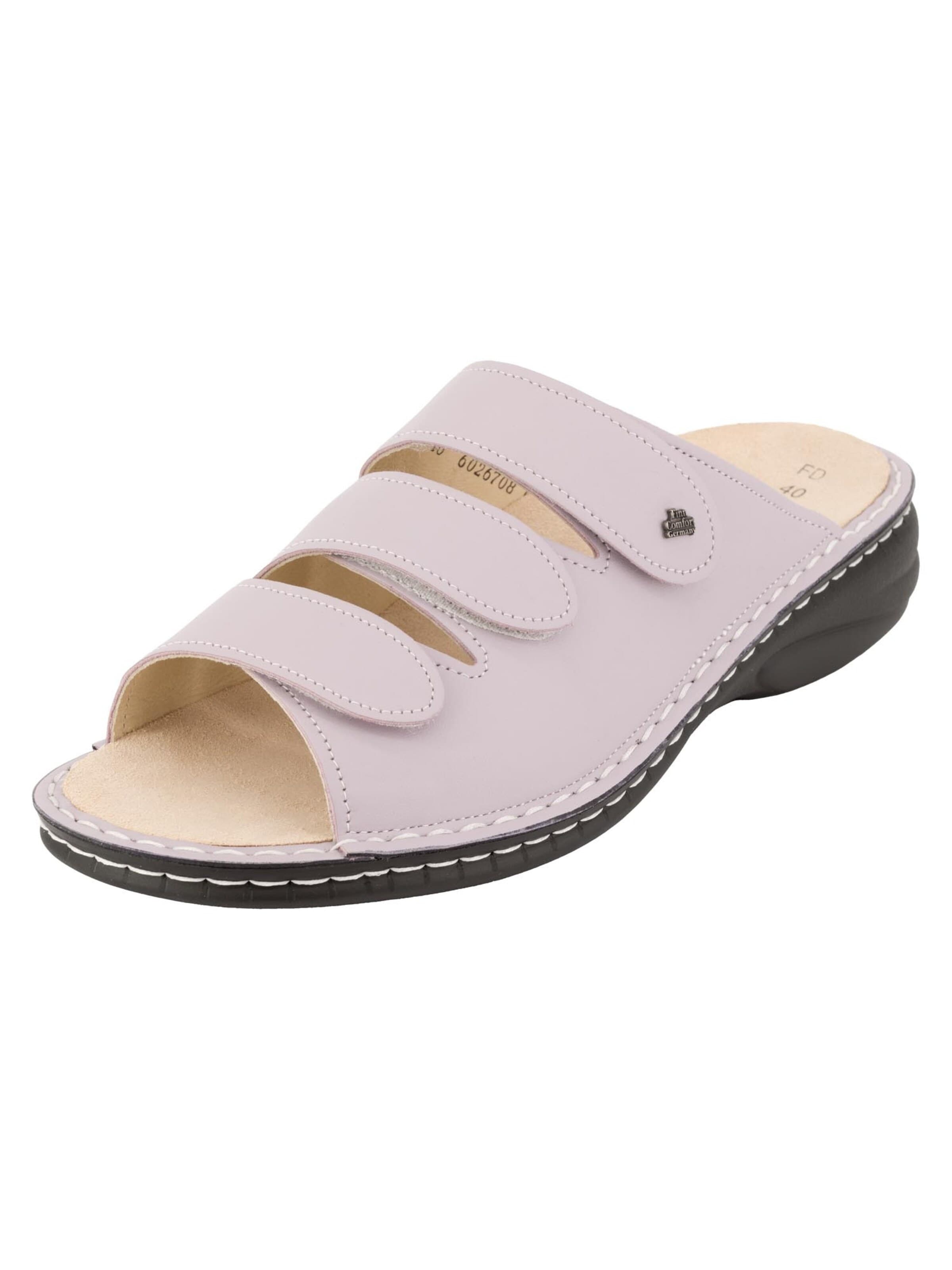 Finn Comfort Mules 'Hellas' in Purple: front
