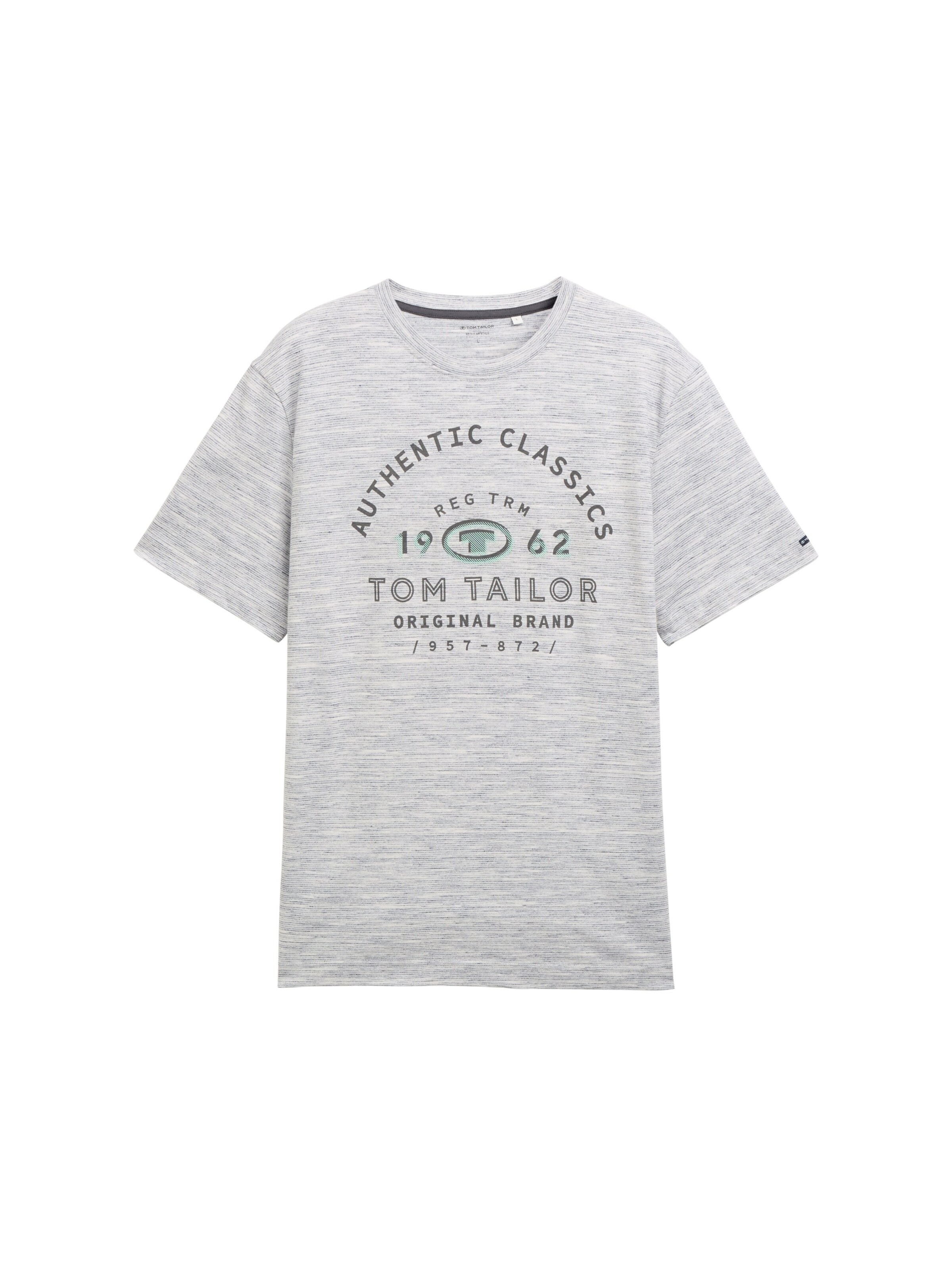 TOM TAILOR T-Shirt in Grau: Vorderseite