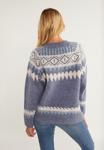 usha BLUE LABEL - Pullover 'Lynnea' em azul