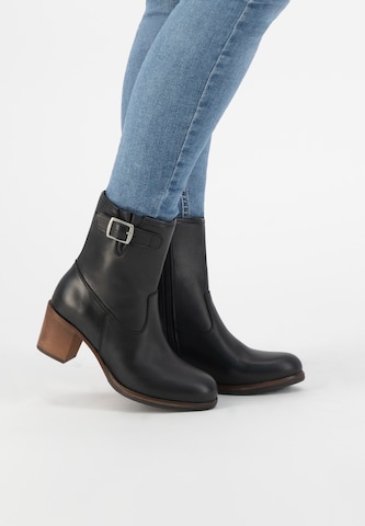 Bottines 'Poppy' Mysa en noir : devant