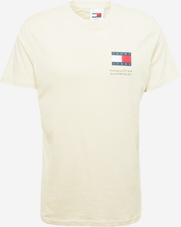 Tommy Jeans Shirt 'Essential' in Beige: front