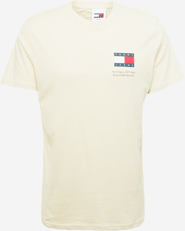 Tommy Jeans - Camiseta 'Essential' en beige: frente
