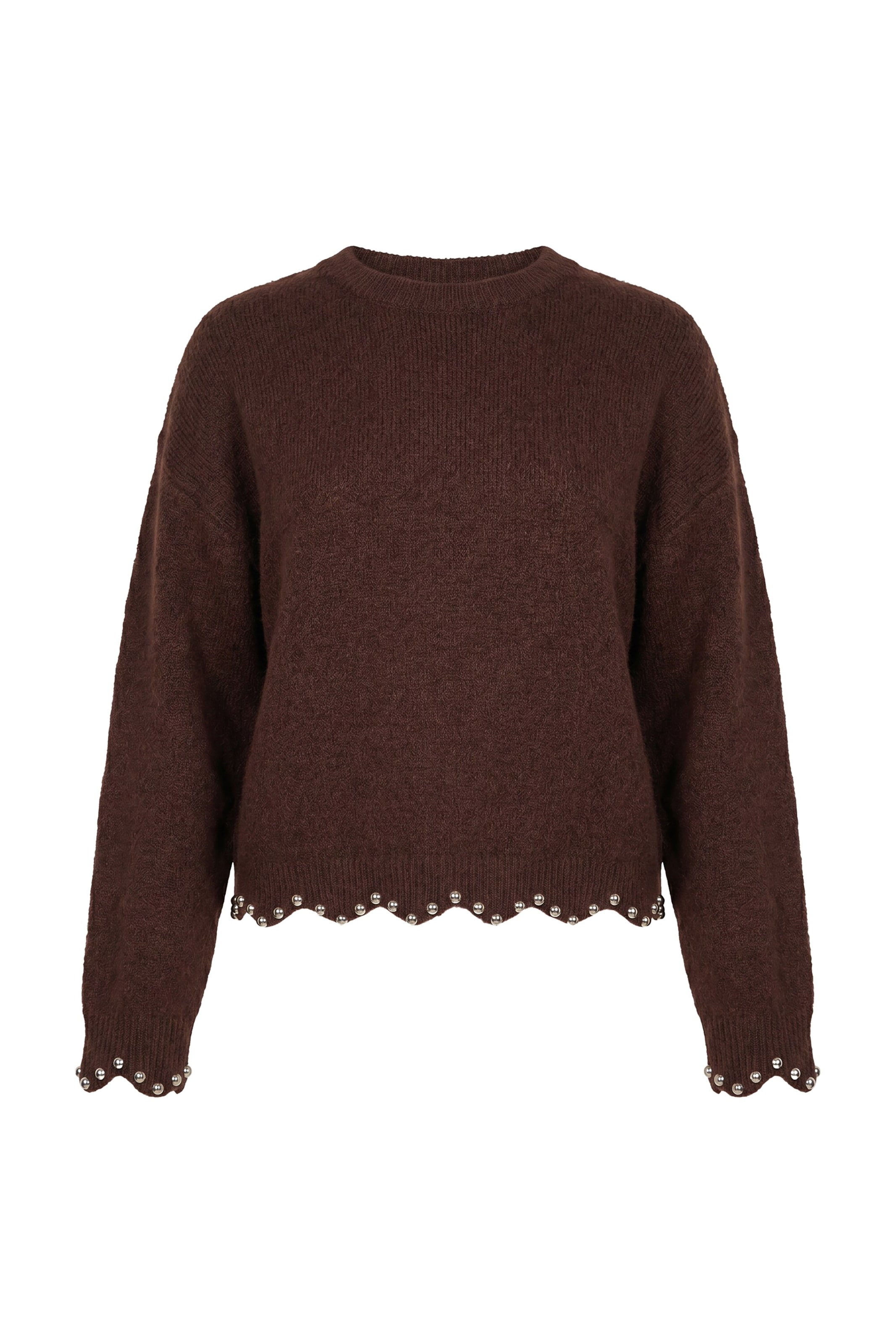 Studio Untold Pullover in Braun: Vorderseite