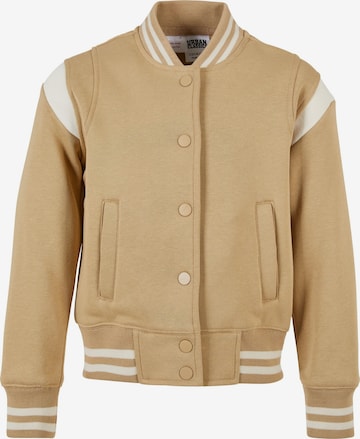 Urban Classics - Sudadera con cremallera en beige: frente