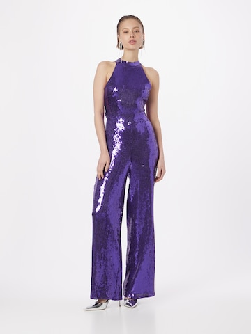 Warehouse Jumpsuit in Lila: voorkant