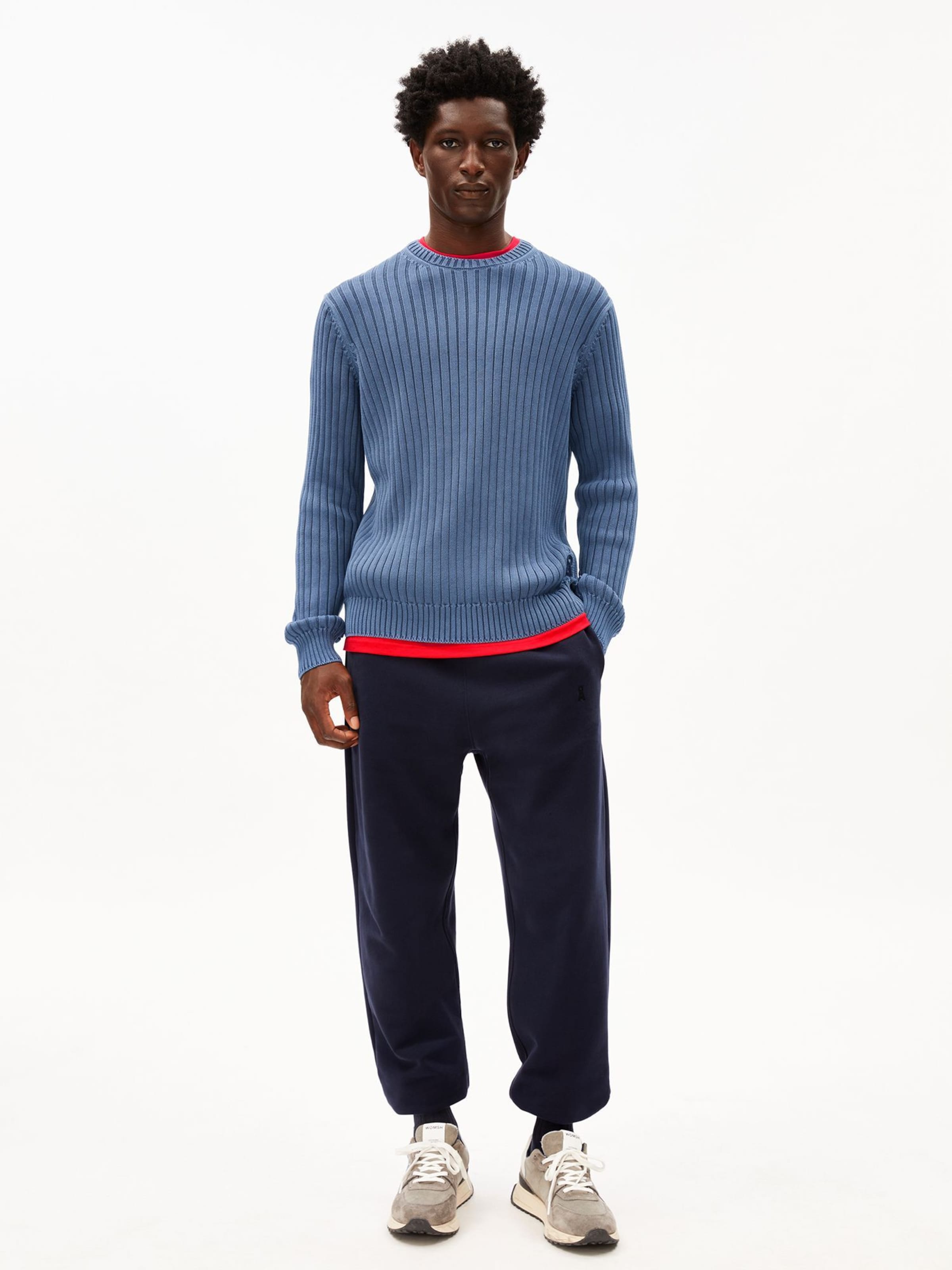ARMEDANGELS Sweater in Blue: front