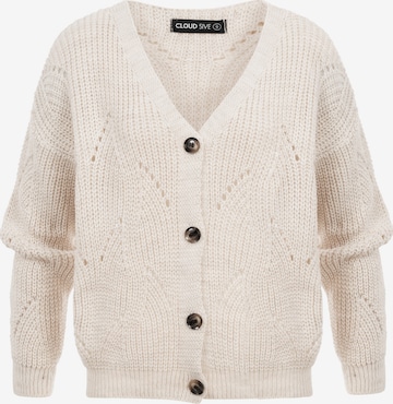 Cloud5ive Kardigan – béžová: přední strana