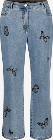 MIAMODA Regular Jeans in Blue: front