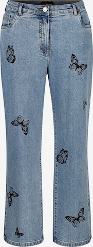 MIAMODA Regular Jeans in Blauw: voorkant