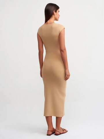 Dilvin - Vestido em castanho