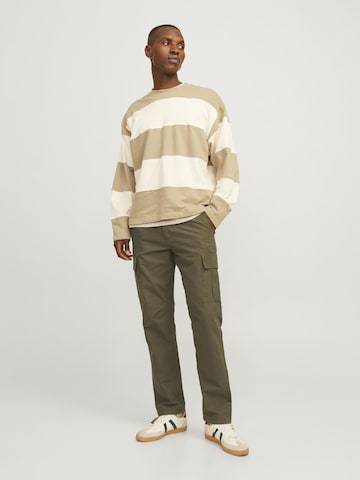 Loosefit Pantalon cargo 'JPSTKane JJBarkley' JACK & JONES en vert