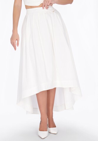 DreiMaster Klassik - Falda en blanco: frente