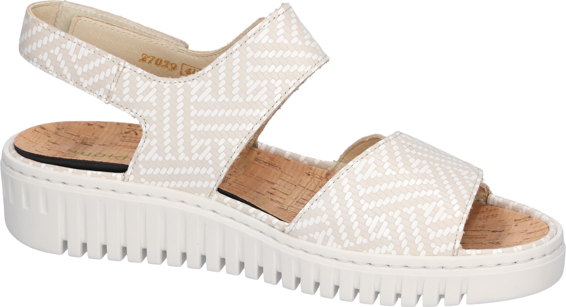 WALDLÄUFER Sandale in Beige