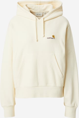 Sweat-shirt Carhartt WIP en beige : devant