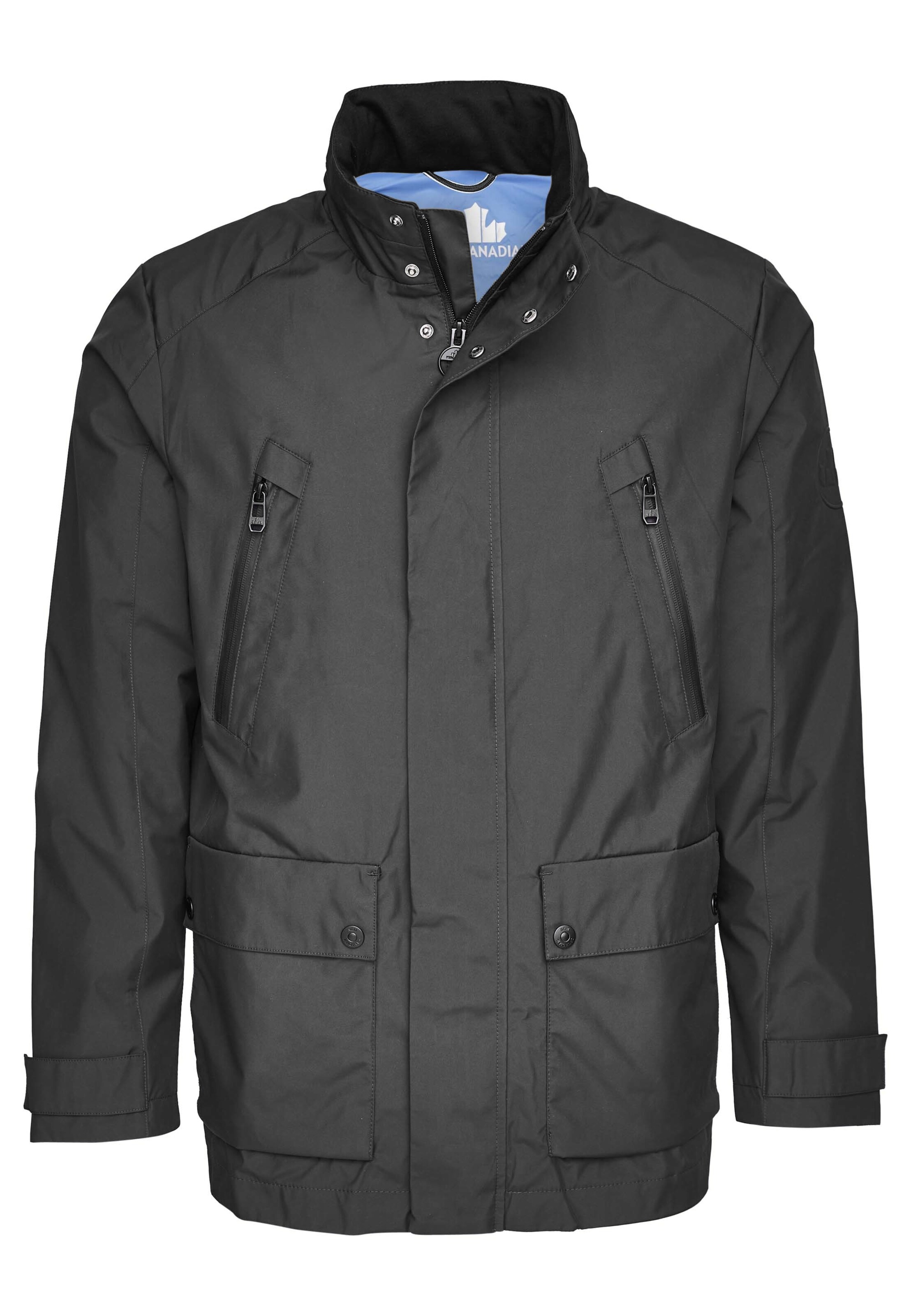 NEW CANADIAN Athletic Jacket 'RE-JACKT' in Black: front