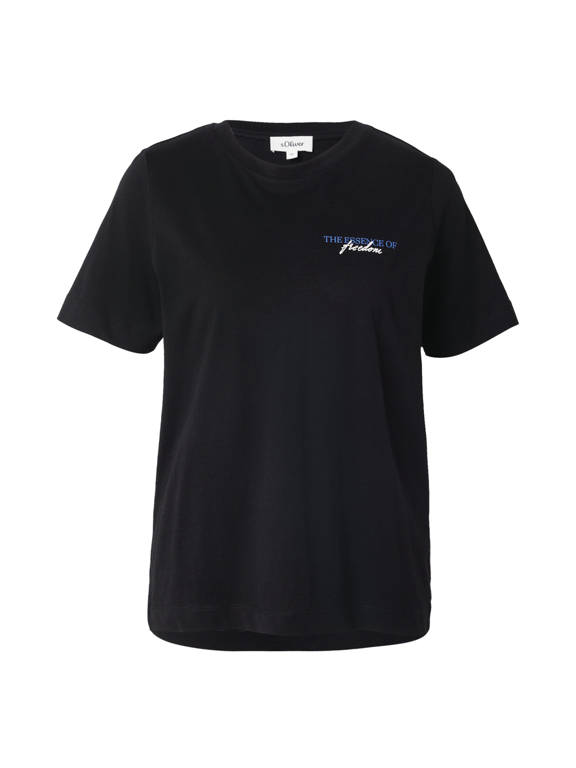 s.Oliver Тениска в черно: отпред