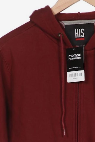 H.I.S Sweatshirt & Zip-Up Hoodie in S in Red