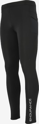 ENDURANCE Skinny Workout Pants 'Kerir' in Black